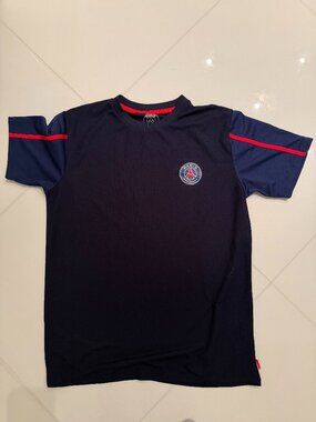 NWT Paris Saint-Germain PSG Navy Red Short-Sleeve Shirt Men’s Large